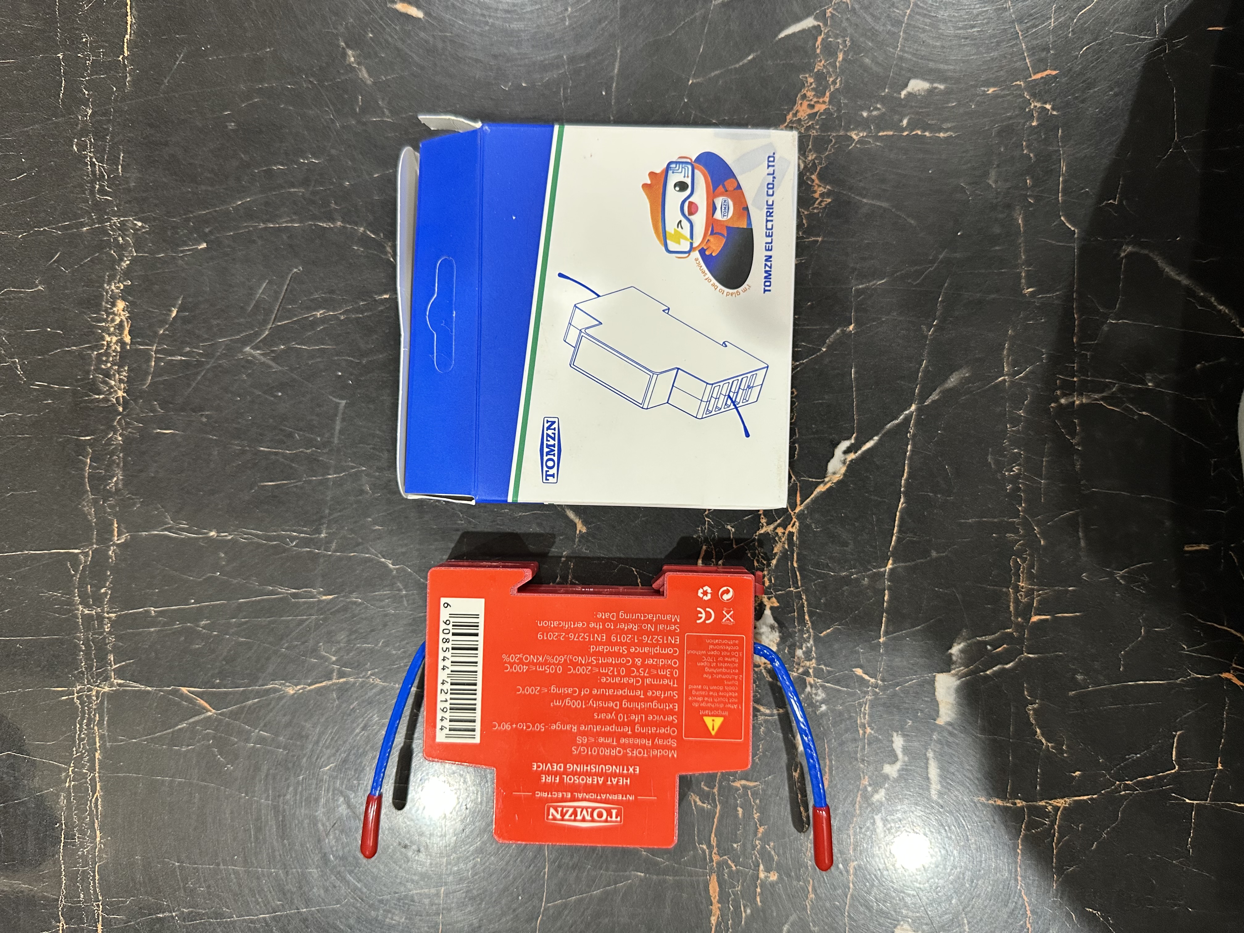 TOMZN Hot Aerosol Fire Extinguishing Device – Automatic Fire Protection for Electrical Panels, DB Boxes & Solar Systems 8