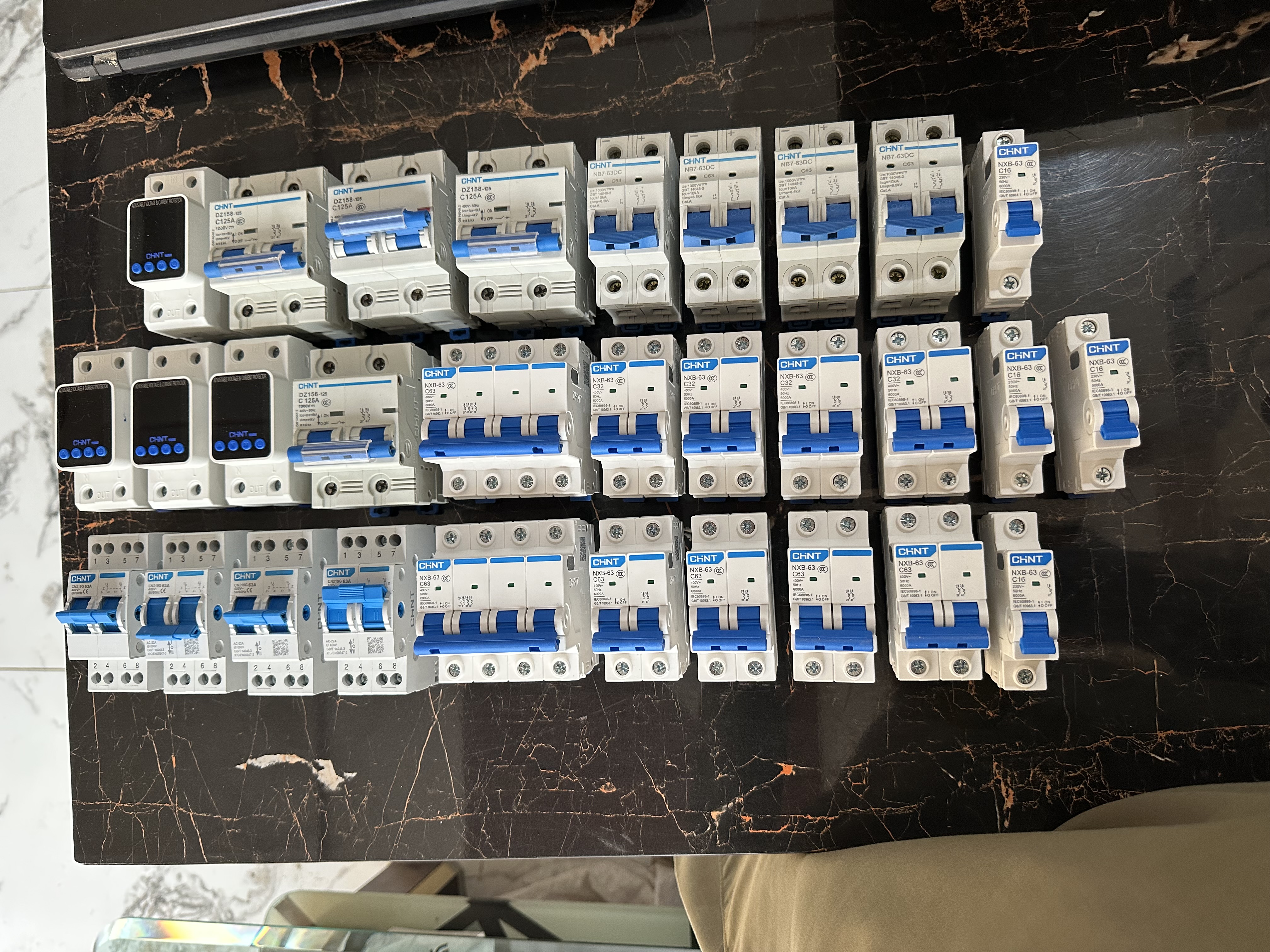CHINT NXB-63 C63 2 Pole AC MCB – 63A, 400V AC Miniature Circuit Breaker | 6kA 8
