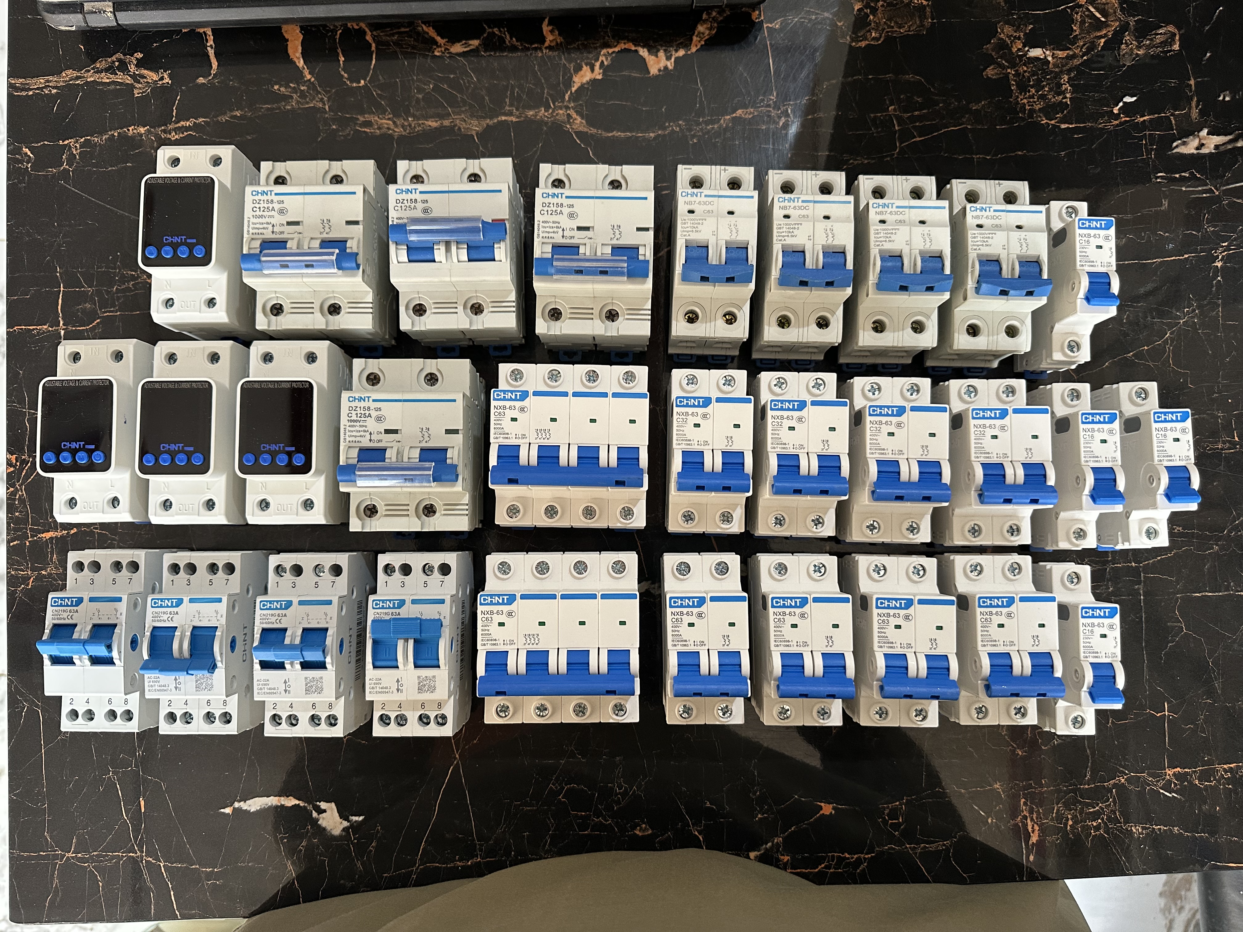 CHINT NXB-63 C63 2 Pole AC MCB – 63A, 400V AC Miniature Circuit Breaker | 6kA 9
