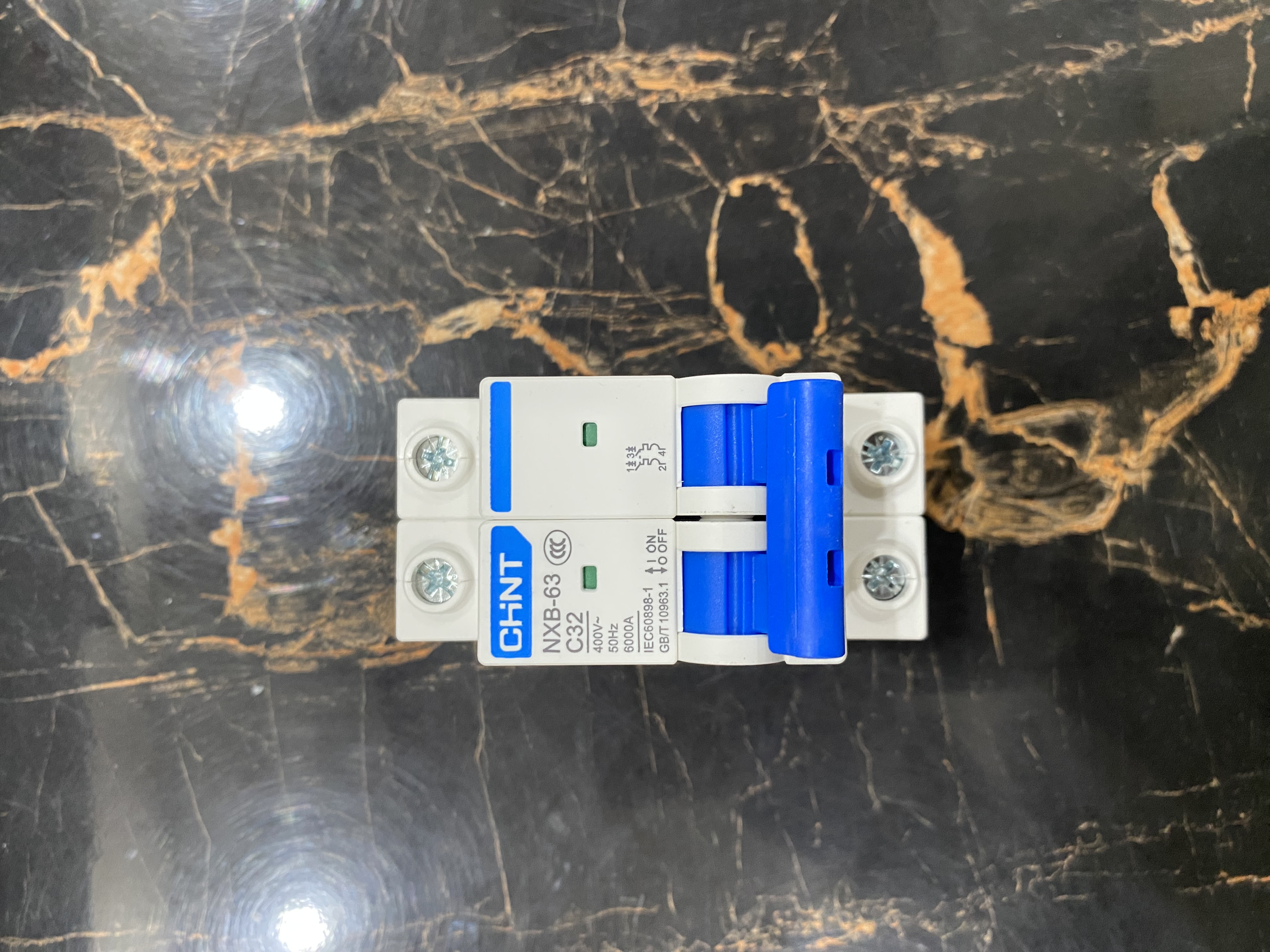 CHINT NXB-63 C32 2 Pole AC MCB – 32A, 400V AC Circuit Breaker | 6kA 2