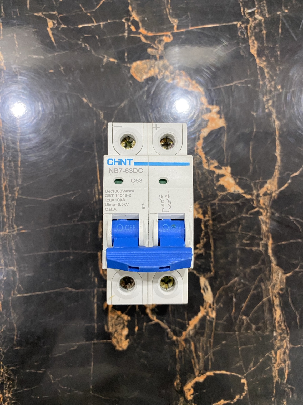 CHINT NB7-63DC C63 2-Pole DC MCB